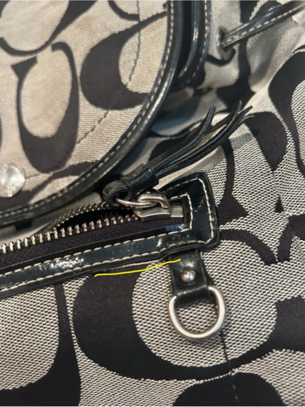 Coach Signature Backpack - Picture 5 of 13